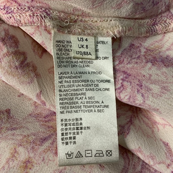 Free people Lucie Mini in Pink Combo Color:Pink Combo NWOT Size:4 - Picture 16 of 16